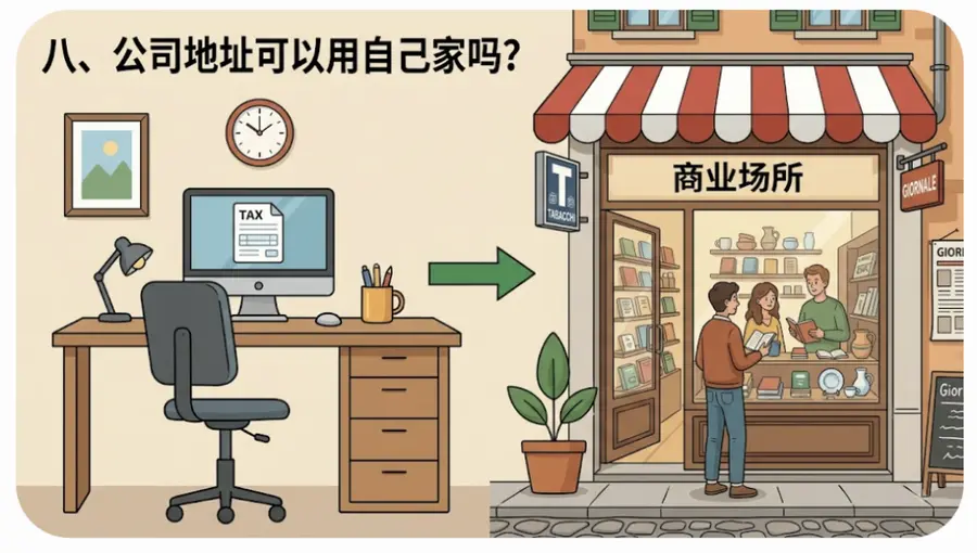 公司地址能否用住家示意图：税务地址与商业场所的区别